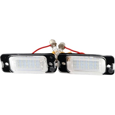 Плафони за осветление на задния номер за Mercedes W163 / W164 ML (1998-2008) / W251 R-CLASS, 72x26 mm (LPL0264)