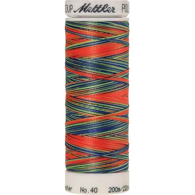 Nitě POLY SHEEN MULTI vyšívací 200m 200m art. 4820 polyester AMANN Mettler - více barev barva.: 9981 Glowing Brights