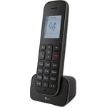 Telekom Телефон Sinus 207 със слушалка и зарядна станция, черен (40316576) Телефонни апарати