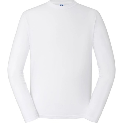 Russell Athletic 180l / Унисекс тениска с дълъг ръкав, 100% памук - бяла l (10180l00103)