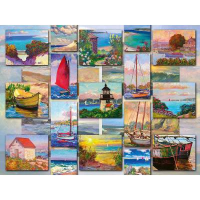 Ravensburger - Puzzle Coastline collage 1500 - 1 500 piese
