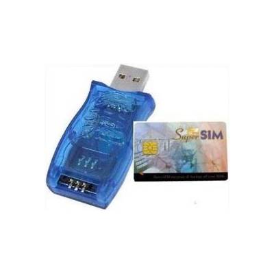 Estillo Четец за карти ESTILLO - Blue, USB 2.0, син (EST-SIM-READER-BLUE)