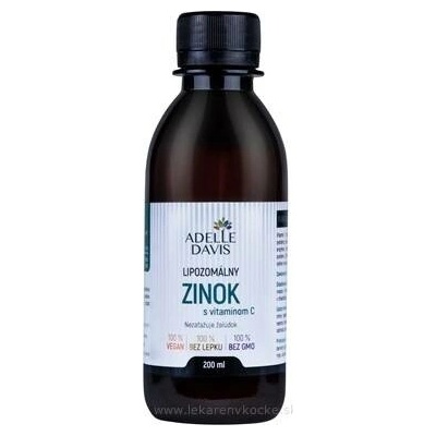 Adelle Davis Lipozomální zinek 200 ml