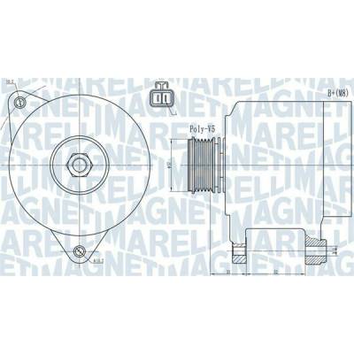 generátor MAGNETI MARELLI 063731906010