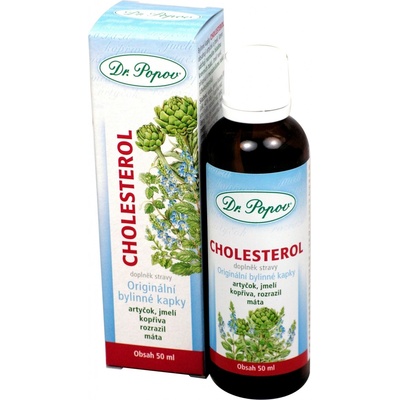 Dr. Popov Cholesterol bylinné kapky 50 ml
