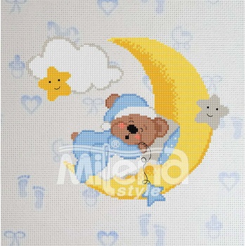 Milena Style Звезден сън - гоблен със схема конци Ariadna Кръстат бод