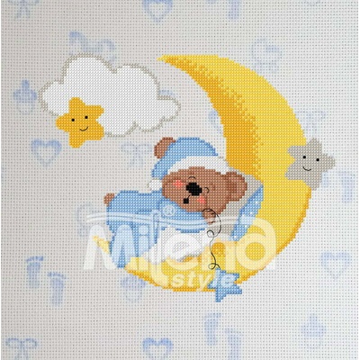 Milena Style Звезден сън - гоблен със схема конци Ariadna Кръстат бод