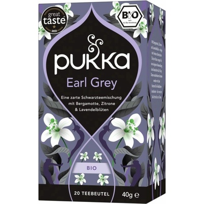Pukka Bio čierny čaj Earl Grey 20 čajových vrecúšok