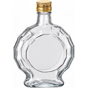Chomik Стъклена бутилка Medailón 250ml с пластмасова капачка fi 28mm 67177 (WYG250ME)