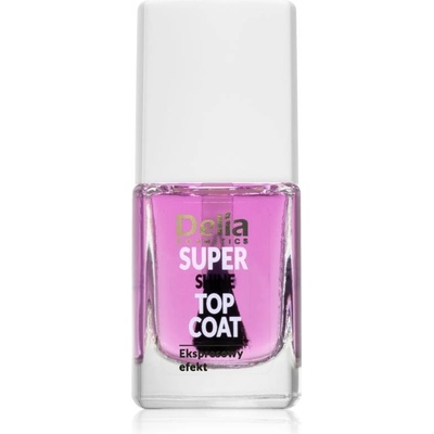 Delia Cosmetics Super Shine vrchní lak na nehty 11 ml