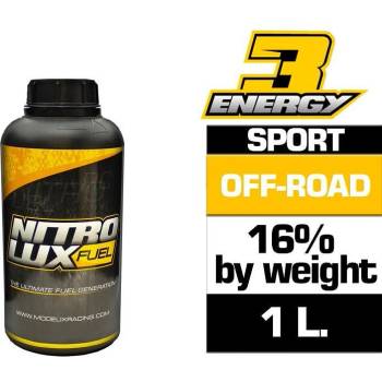 NITROLUX Гориво за нитро автомодели nitrolux energy3 off road sport 16% by weight eu no licence (1 l. ) mx-nf01121-sport (mx-nf01121-sport)