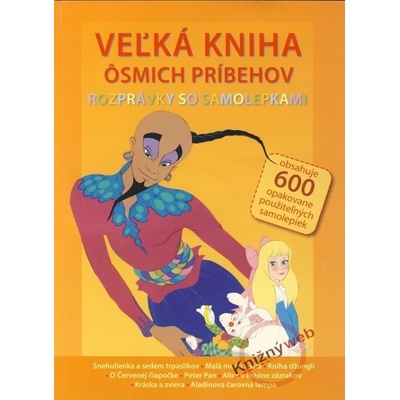 Veľká kniha ôsmich príbehov rozprávky so samolepkami