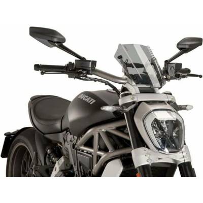 PUIG Plexi na motorku PUIG NEW GEN. SPORT 8921H dymové pre DUCATI Diavel 1200 2016-2018, DUCATI XDiavel S/Black Star/Dark 1200 2016-2024