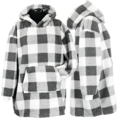 Hoodie Donna šedá 70x50x87 cm