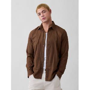GAP Ленена риза със стандартна кройка GAP GAP | Mnogotsveten | МЪЖЕ | XXL