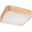 LAMKUR Плафон NATURAL SQUARE 2xE27/15W/230V 35x35 см бор (LA48895)