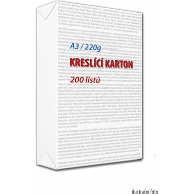 Kreslicí karton A3 220 g - 200 ks – Zboží Dáma