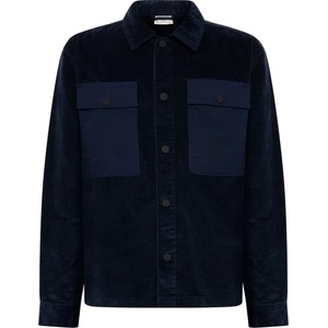 KnowledgeCotton Apparel Мъжка риза с копчета KnowledgeCotton Apparel 8-Wales Corduroy Overshirt Shirt - Night Sky - размер XXL (033-2920-0216)