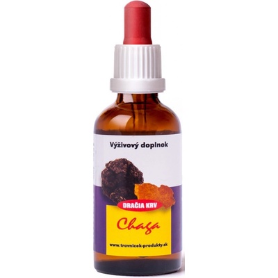 Trávníček Dračia krv Chaga tinktura 50 ml