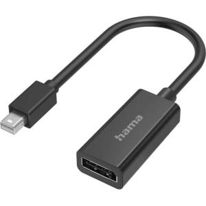 Hama Преходник HAMA 200331, от Mini DisplayPort(м) към DisplayPort(ж), черен (200331)