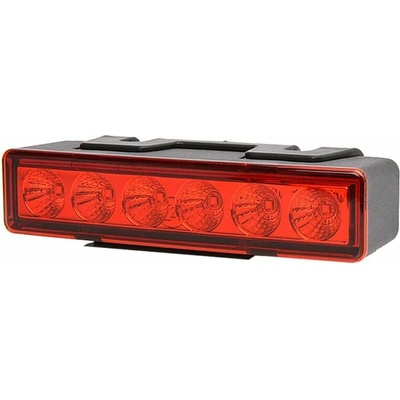 WAS Výstražné svetlo červené, W117 LED, 7 funkcií,