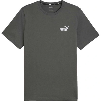 Puma ESSENTIALS SMALL LOGO TEE pánské triko tmavě šedá