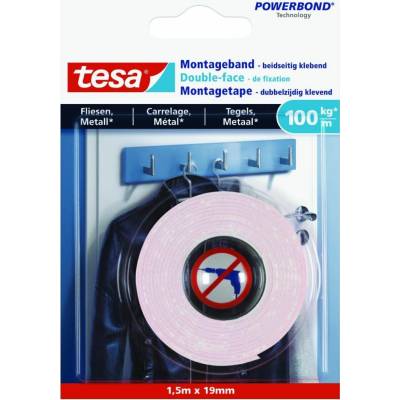 Tesa ULTRA STRONG montážna páska POWERBOND 1,5 m x 19 mm biela