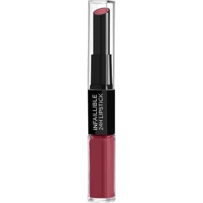Loreal Paris Dlhotrvajúci rúž a lesk na pery 2v1 Infallible 24H Paris ian Nudes 213 Toujours Teaberry 6 ml