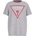 GUESS Сива тениска с къс ръкав за момче с червено лого Guess