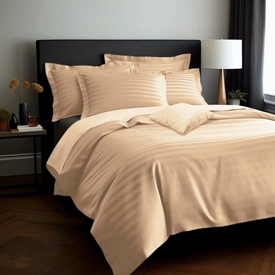 Darymex bambus obliečky Stripe Stripe BEIGE 4x40X40 180X200 2x70X80