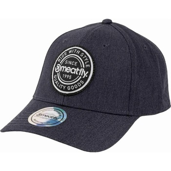 Meatfly шапка Jogger Flexfit Recycled Anthracite Label | Сива | Meatfly | Siv | МЪЖЕ | ONE SIZE