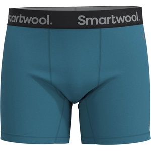 Smartwool Мъжко мериносово термобельо Smartwool Boxer Brief Boxed Merino base layer - Twilight Blue (015-1630-0813)