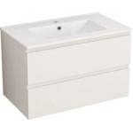 InterCeramic PVC шкаф за баня InterCeramic ALFIO 8045-50 - стенен, с керамична мивка и soft-close механизъм (ALFIO 8045-50)