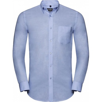 Russell Collection Pánksa košeľa LS Tailored Button-Down Oxford svetlo modrá