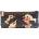 Seletti Чантичка за кръста Toiletpaper Lipsticks Black 21 x 9 см (02524)