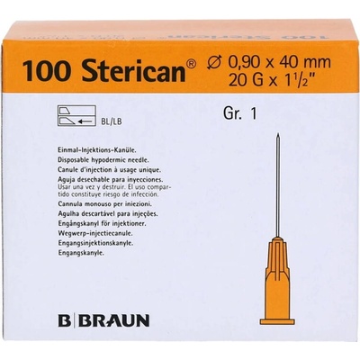 Sterican Injekční jehla 20G/0,9 x 40 mm žlutá sterilní 100 ks – Zboží Dáma