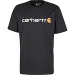 Carhartt Мъжка тениска Carhartt Core Logo S/S T-shirt - Black - размер XS (016-7684-0111)