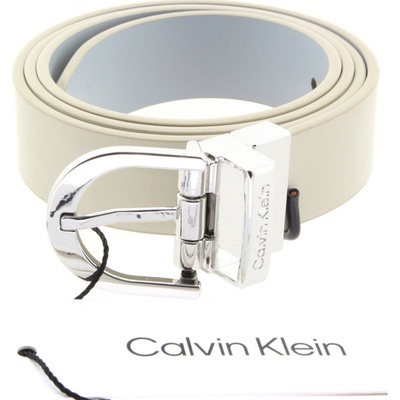 Calvin Klein dámský kožený oboustranný pásek beige-blue K60K609981-0GY-622