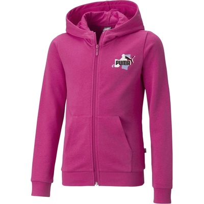 Puma ESS+Street Art Fell-zip Hoodie TR G ružová