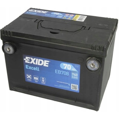 Exide Excell 12V 70Ah 740A EB708