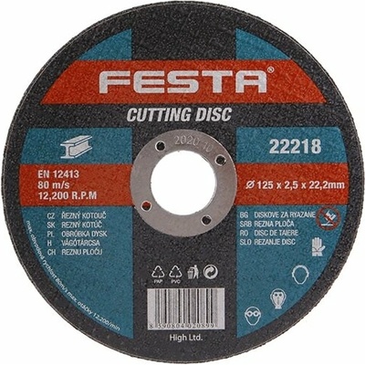 FESTA kotúč rezný na kov 125x2,5x22,2