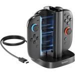 SYNTECH 4в1 зарядна станция за Joy-Con с LED за Nintendo Switch 2 (G12)