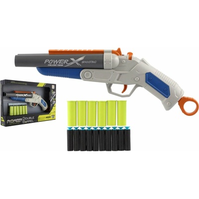 Teddies Pistole - Brokovnice na pěnové náboje - 38 cm + pěnové náboje 10 ks