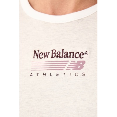 New Balance тениска дамска от памук с еластан (WT62O4MBLIT)