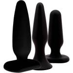 Chisa-novelties Комплект анални разширители Медицински силикон "black mont advanced" 3 бр