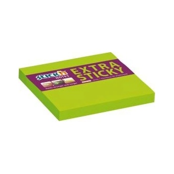 STICKN-HOPAX Samolepiaci bloček 76x76mm neónovo zelený
