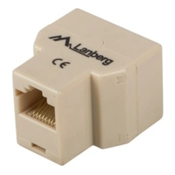 Lanberg RJ-45 inline coupler RJ-45->2XRJ-45 (AD-RJ45-2RJ45-OU)