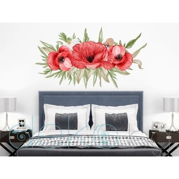 Image 1 of Макове - стикер с ефект на акварелна рисунка (3199)