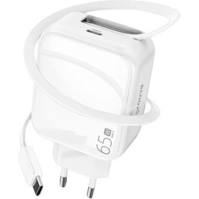 Proove Зарядно устройство Proove Fixtape Type-C 65W с кабел за навиване (WCFP65010202)