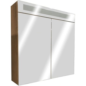 Triano Шкаф горен с 2 огледални врати и led осветление, Орегон, 34140 (73093)